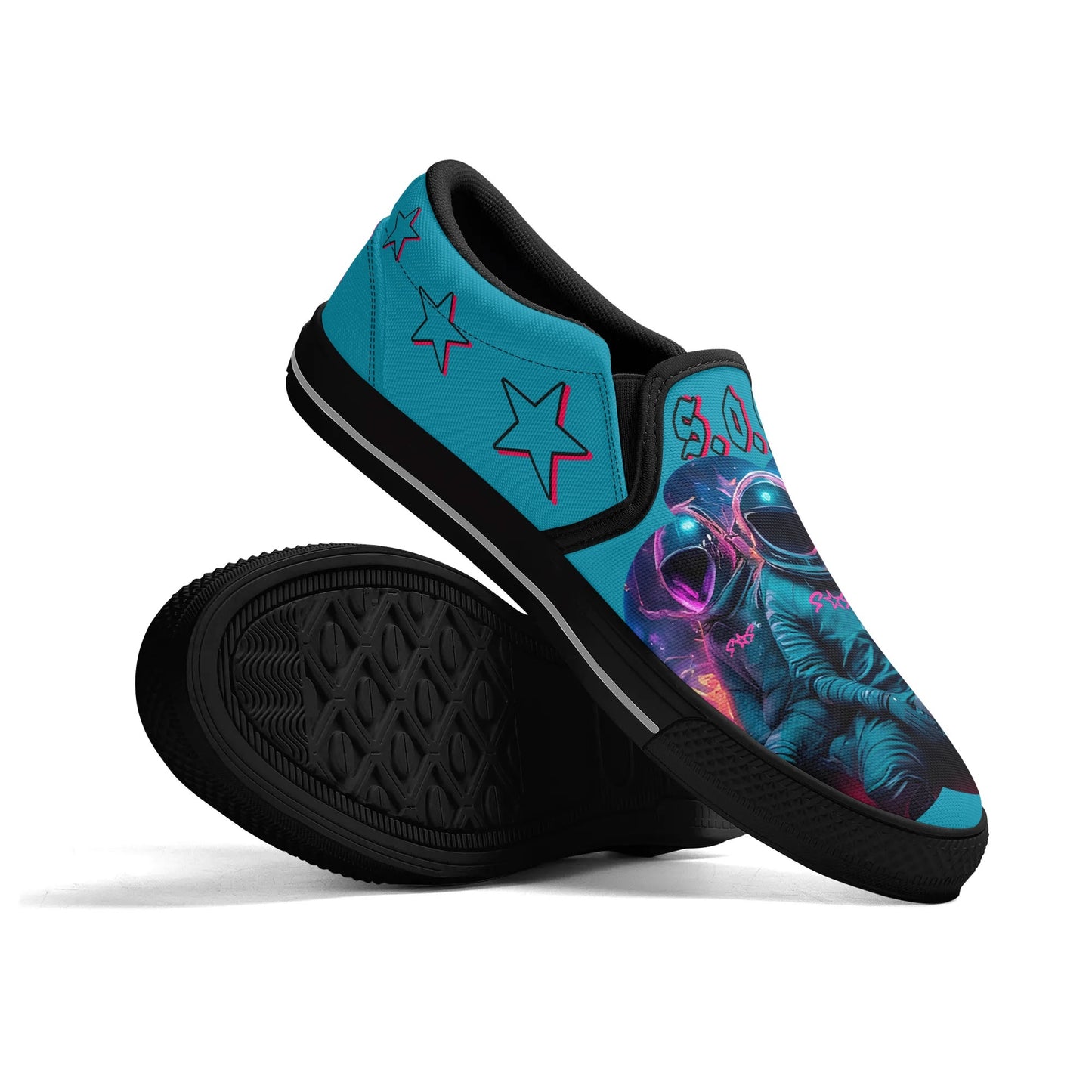 Universal Flex Mens Slip On Star Kicks