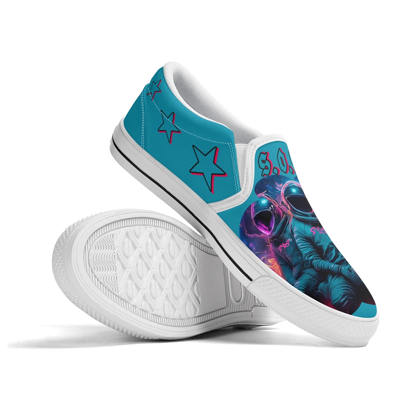 Universal Flex Mens Slip On Star Kicks