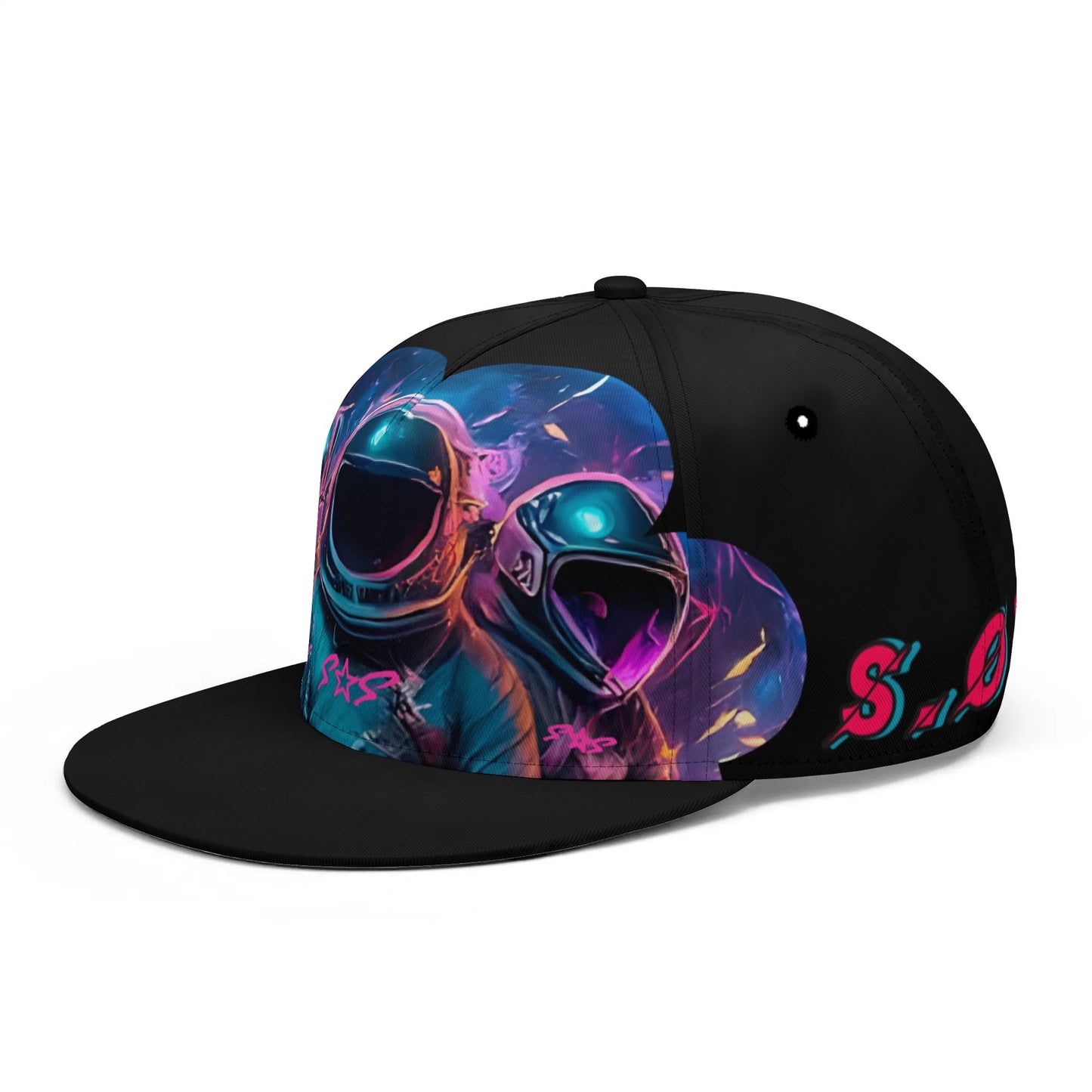 Universal Flex Black Classic Snapbacks