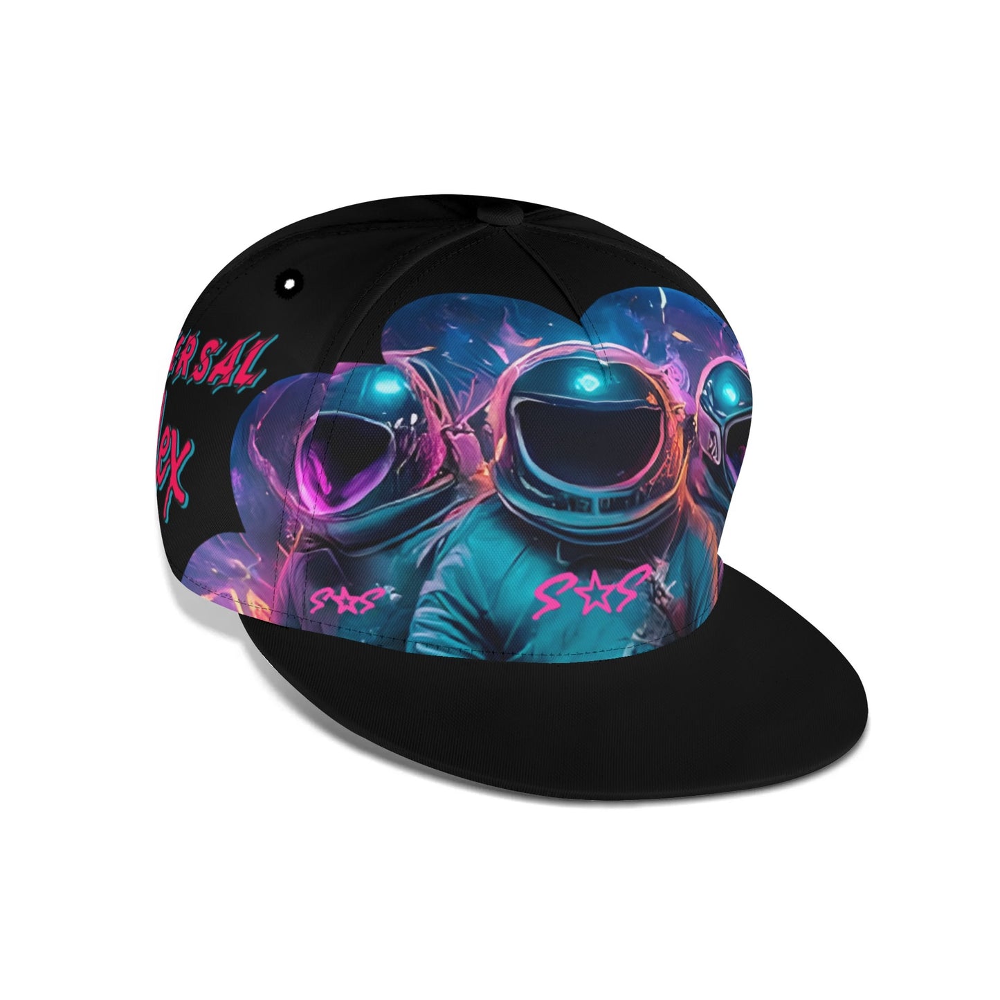 Universal Flex Black Classic Snapbacks