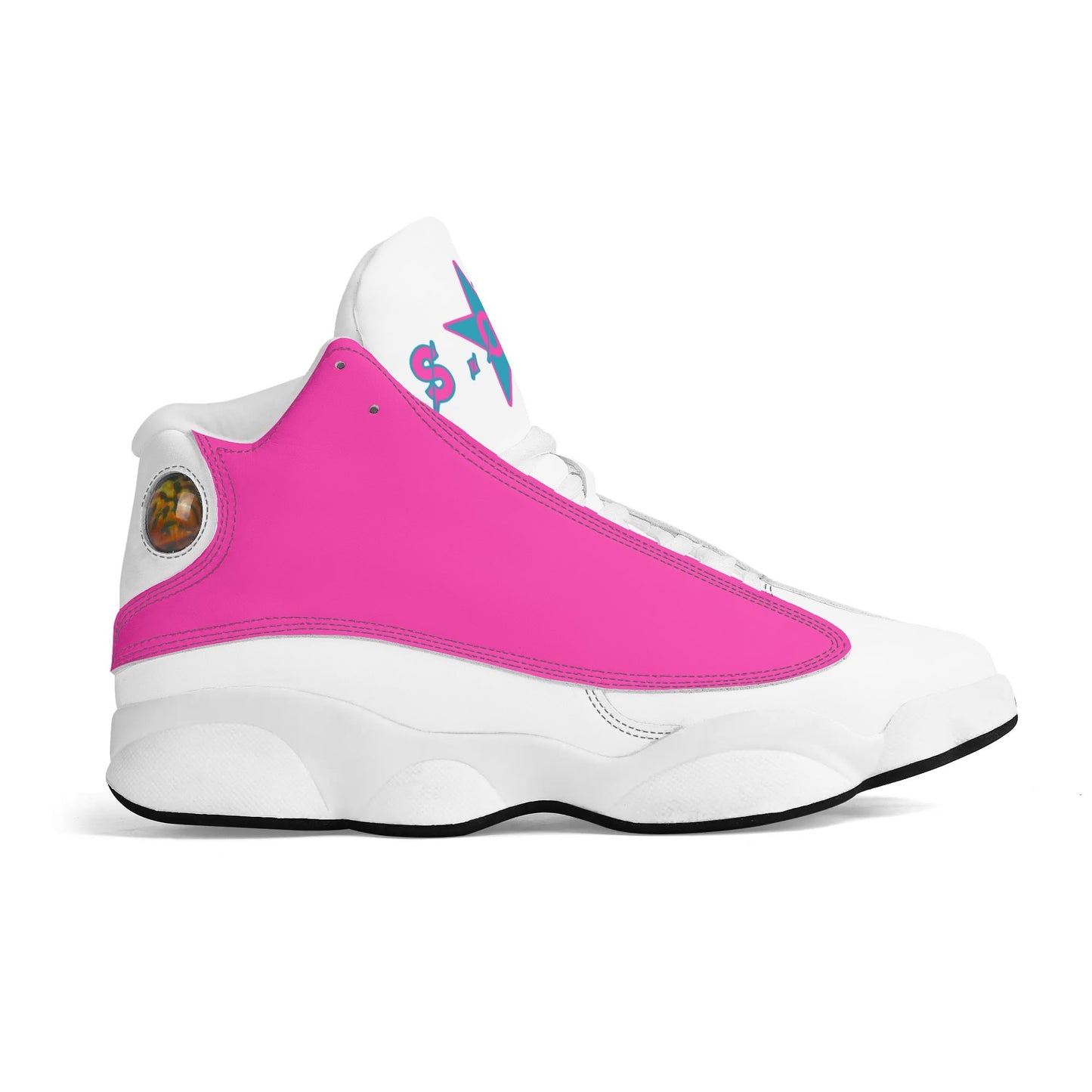 Universal Flex Womens White/Pink  Universal  Q-1s Leather Star Kicks