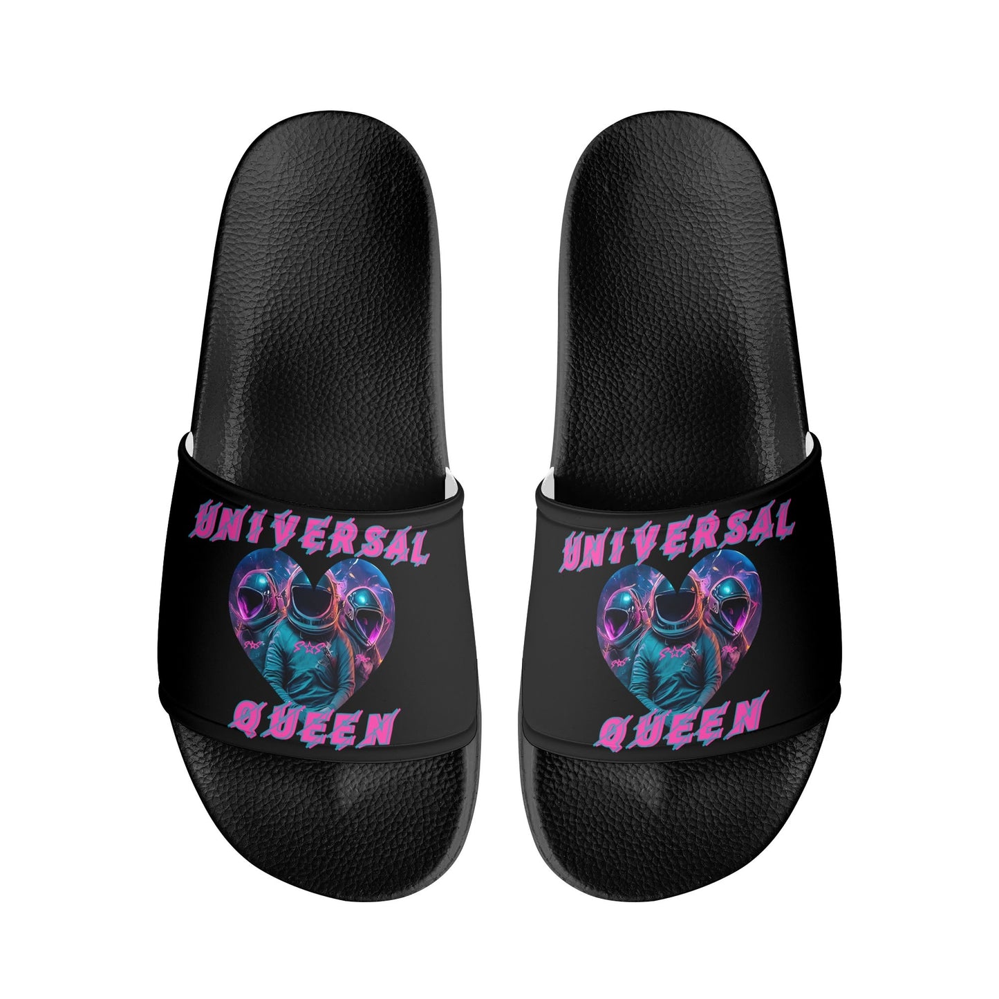 Universal Queen Womens Colorful Star Slides