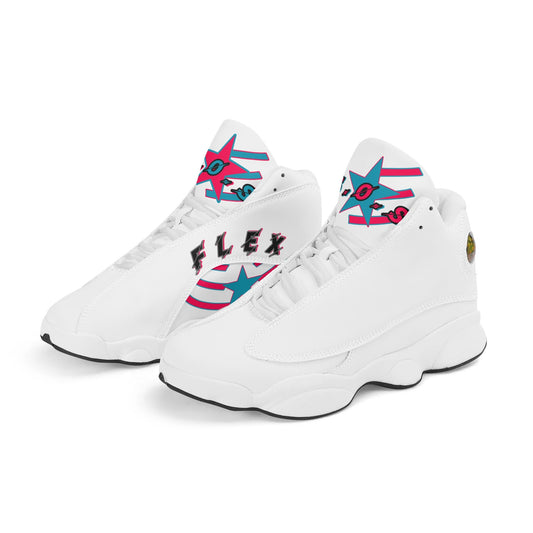 Universal Flex - Star Bound Mens White Leather Star Kicks