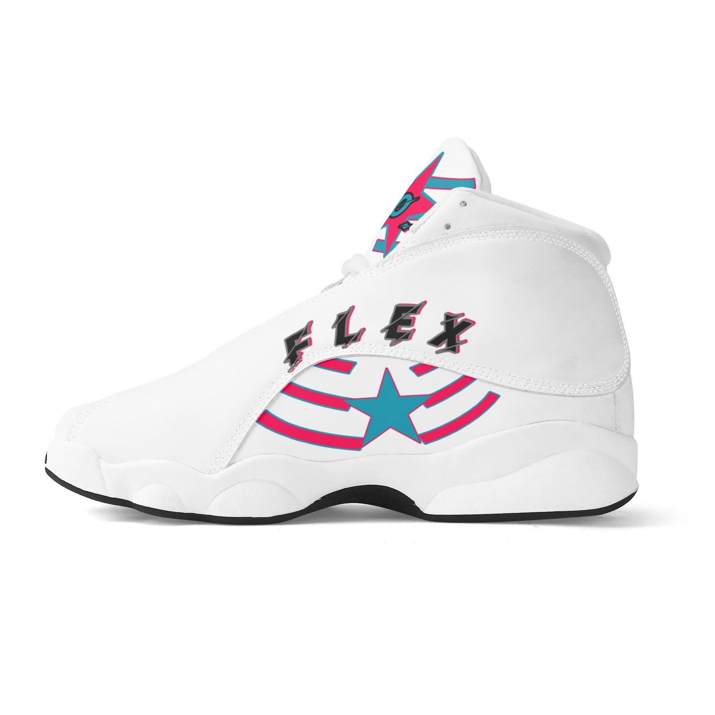 Universal Flex - Star Bound Mens White Leather Star Kicks