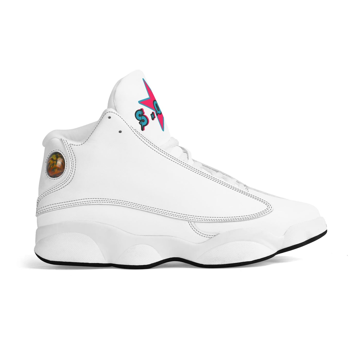 Universal Flex - Star Bound Mens White Leather Star Kicks