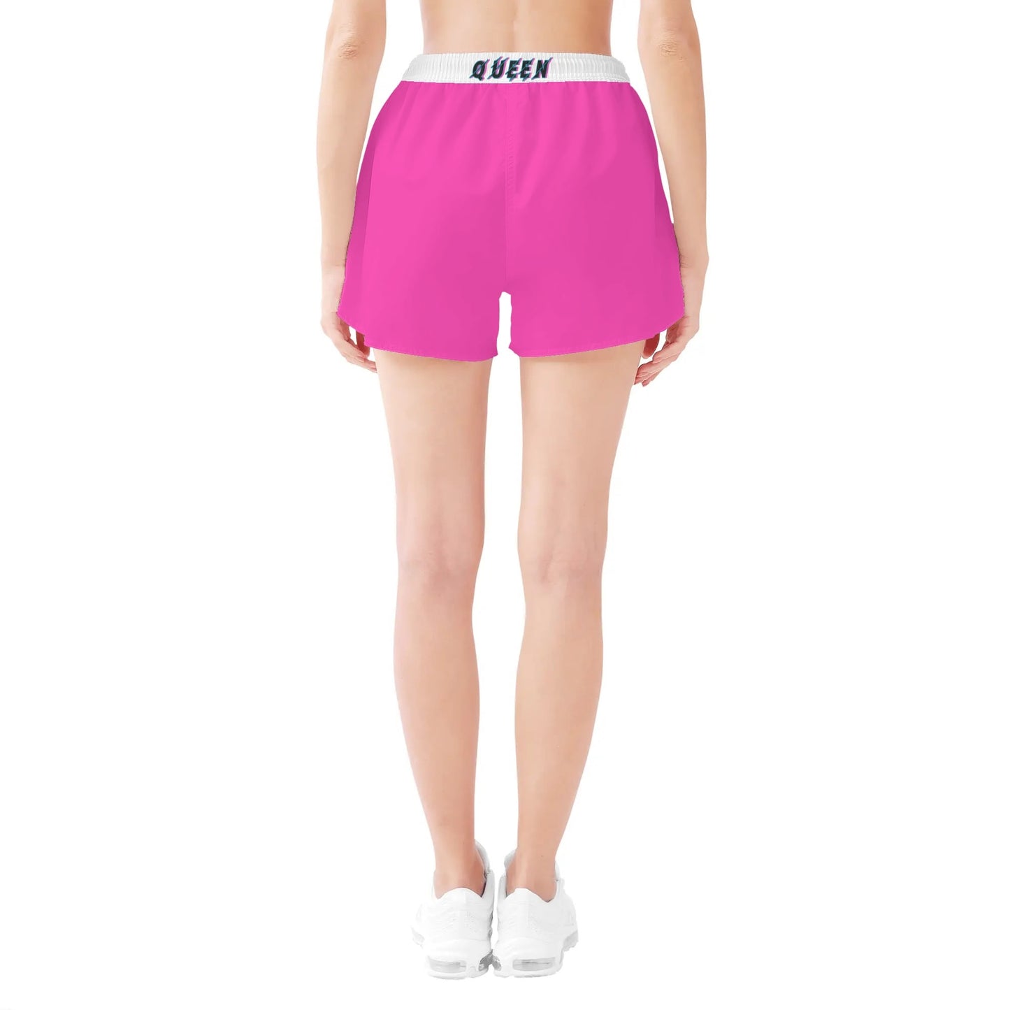 Universal Queen Womens White/Pink Shorts