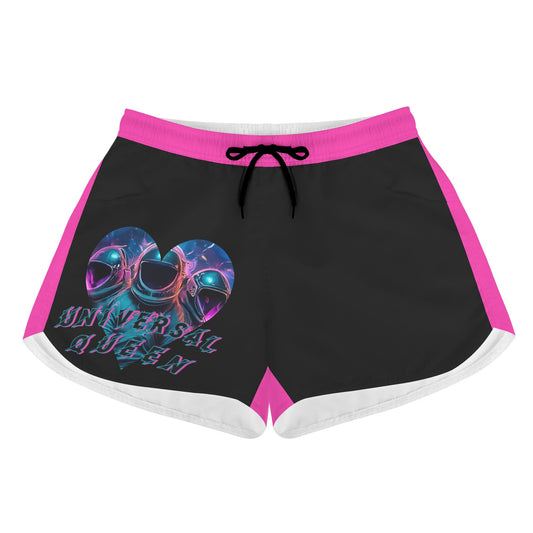 Universal Queen Womens Black/Pink Shorts