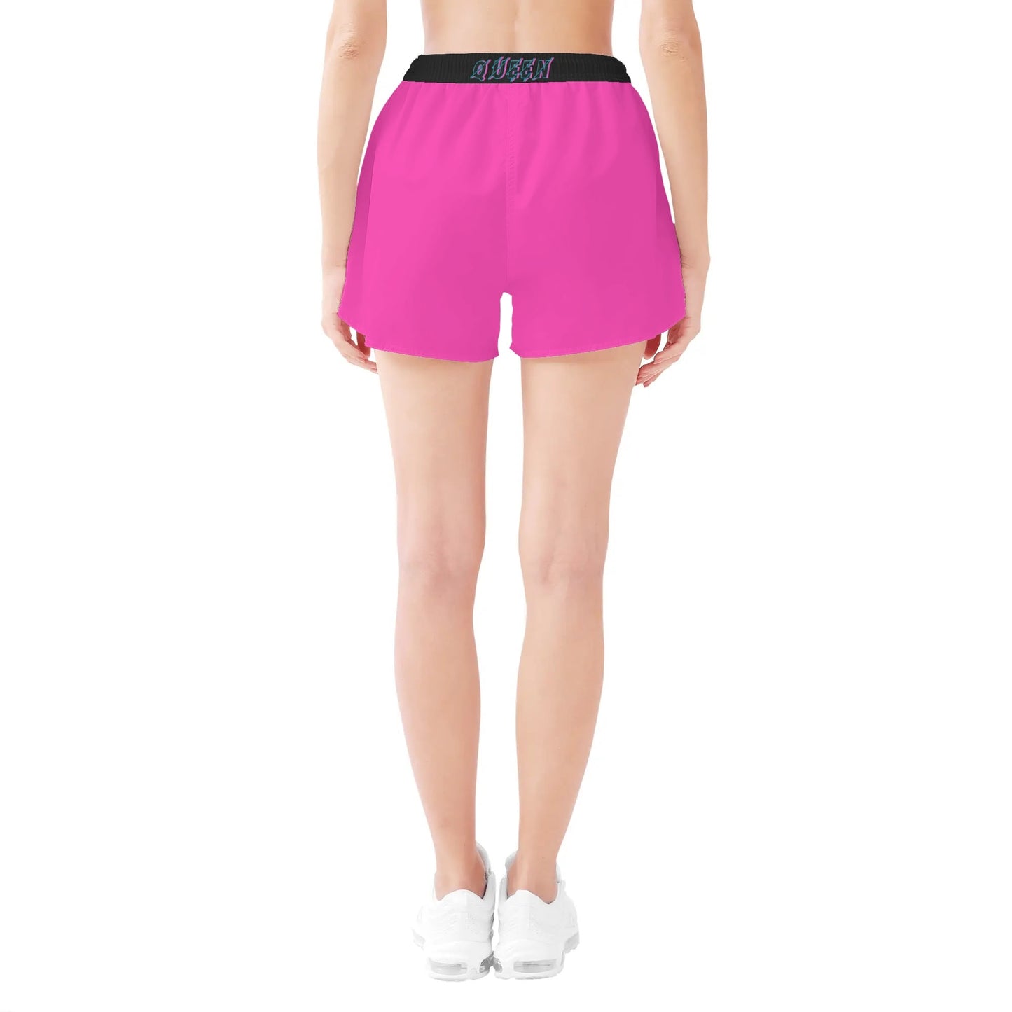 Universal Queen Womens Black/Pink Shorts