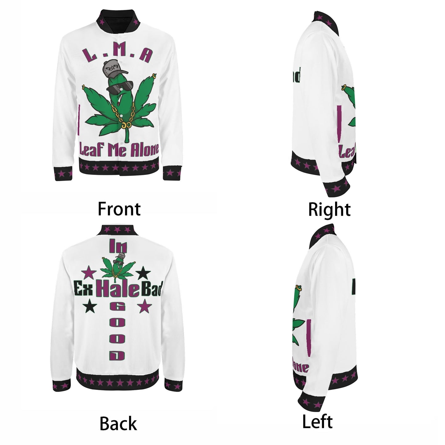 L.M.A. Leaf Me Alone 420 Jacket