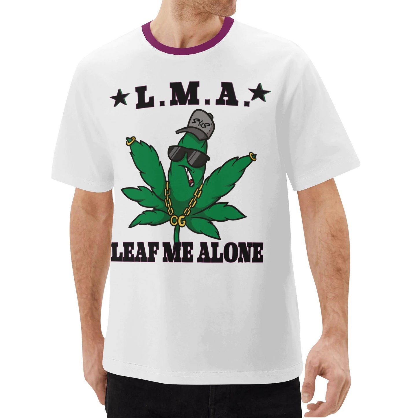 L.M.A. Leaf Me Alone 420  Mens Complex Classic T-Shirt