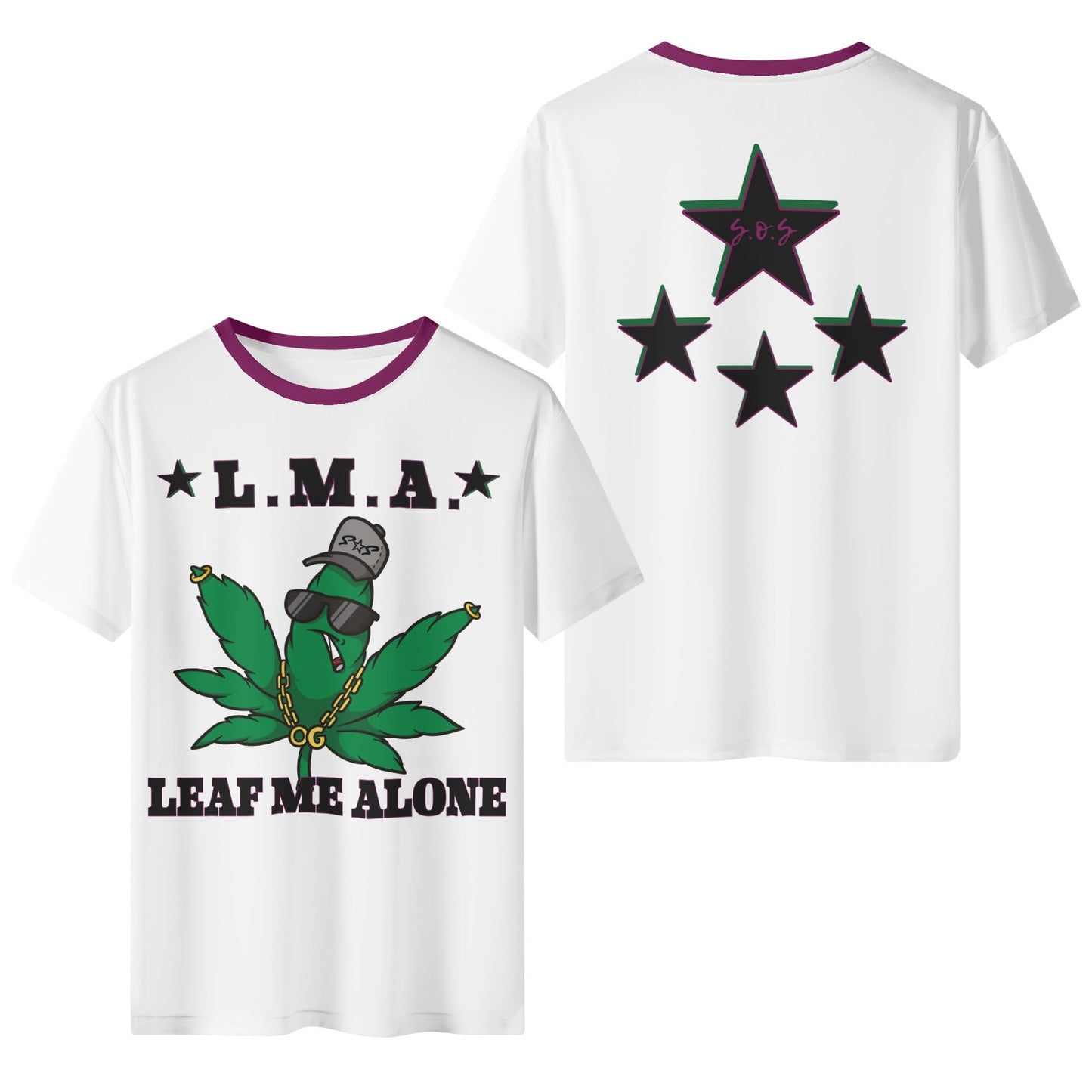 L.M.A. Leaf Me Alone 420  Mens Complex Classic T-Shirt