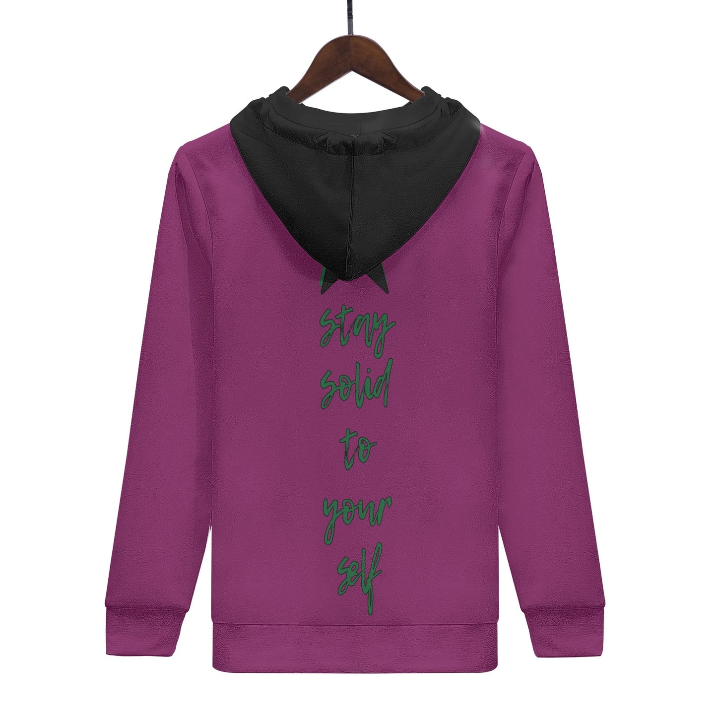 L.M.A. Leaf Me Alone 420 Mens Purple/Black Hoodie