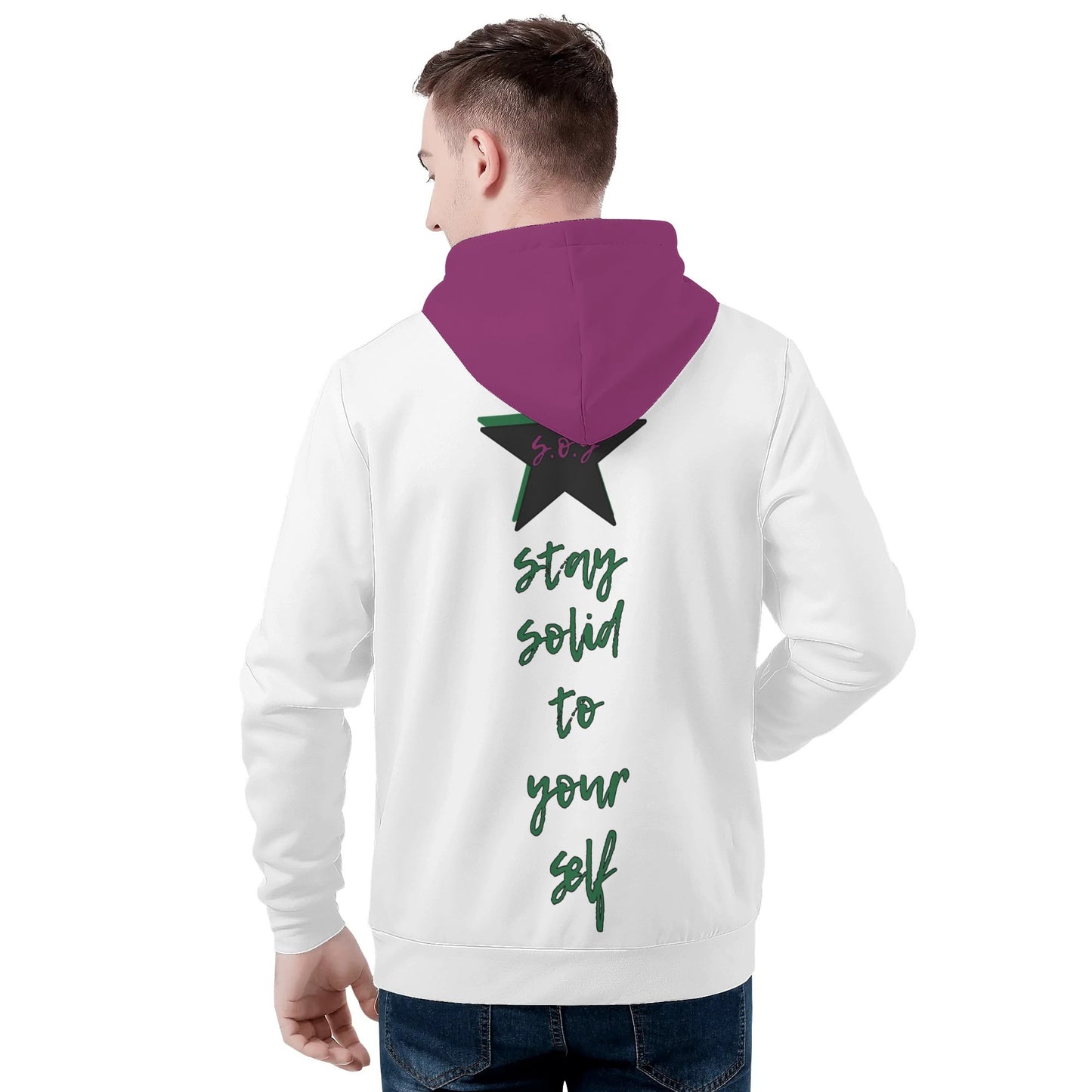 L.M.A. Leaf Me Alone 420 Mens Hoodie