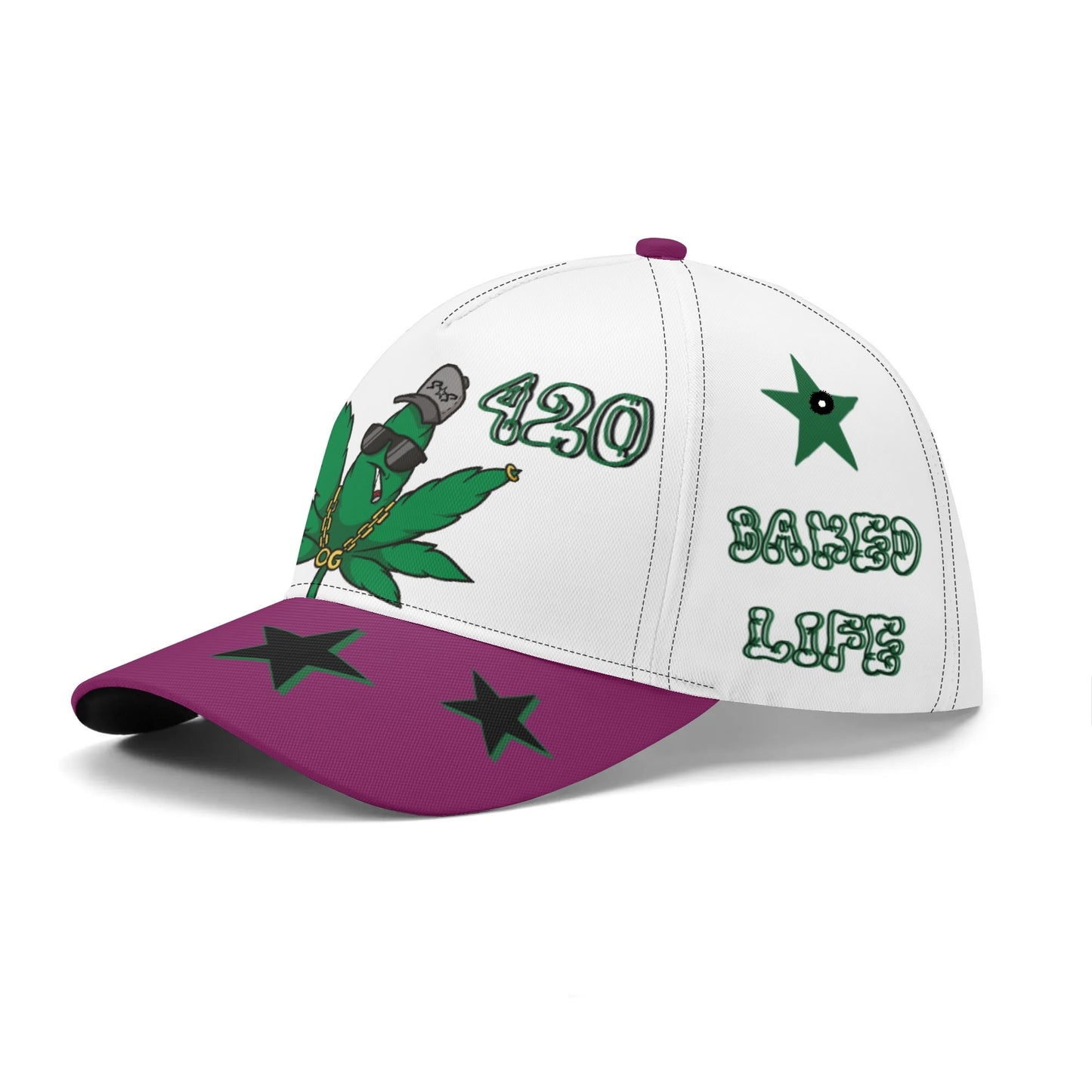 L.M.A. Leaf Me Alone 420  Baseball Cap