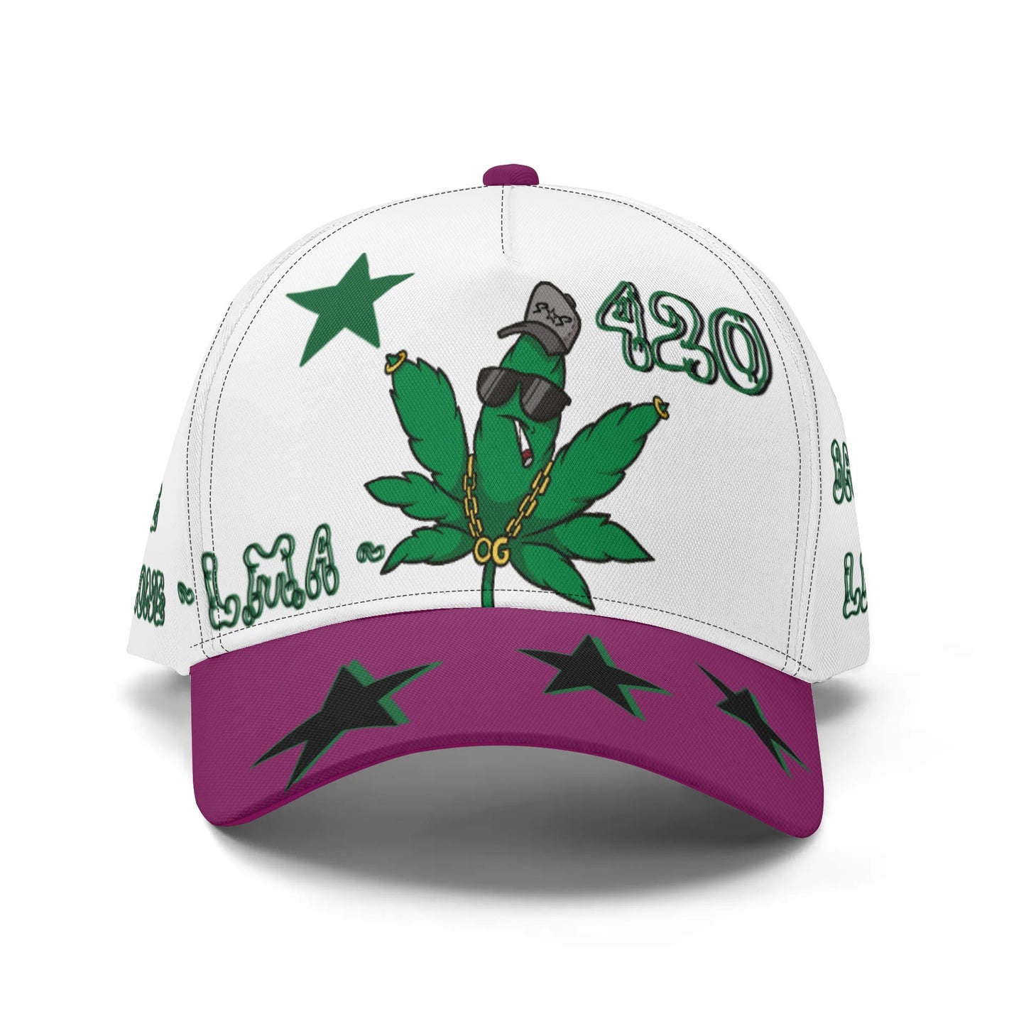 L.M.A. Leaf Me Alone 420  Baseball Cap