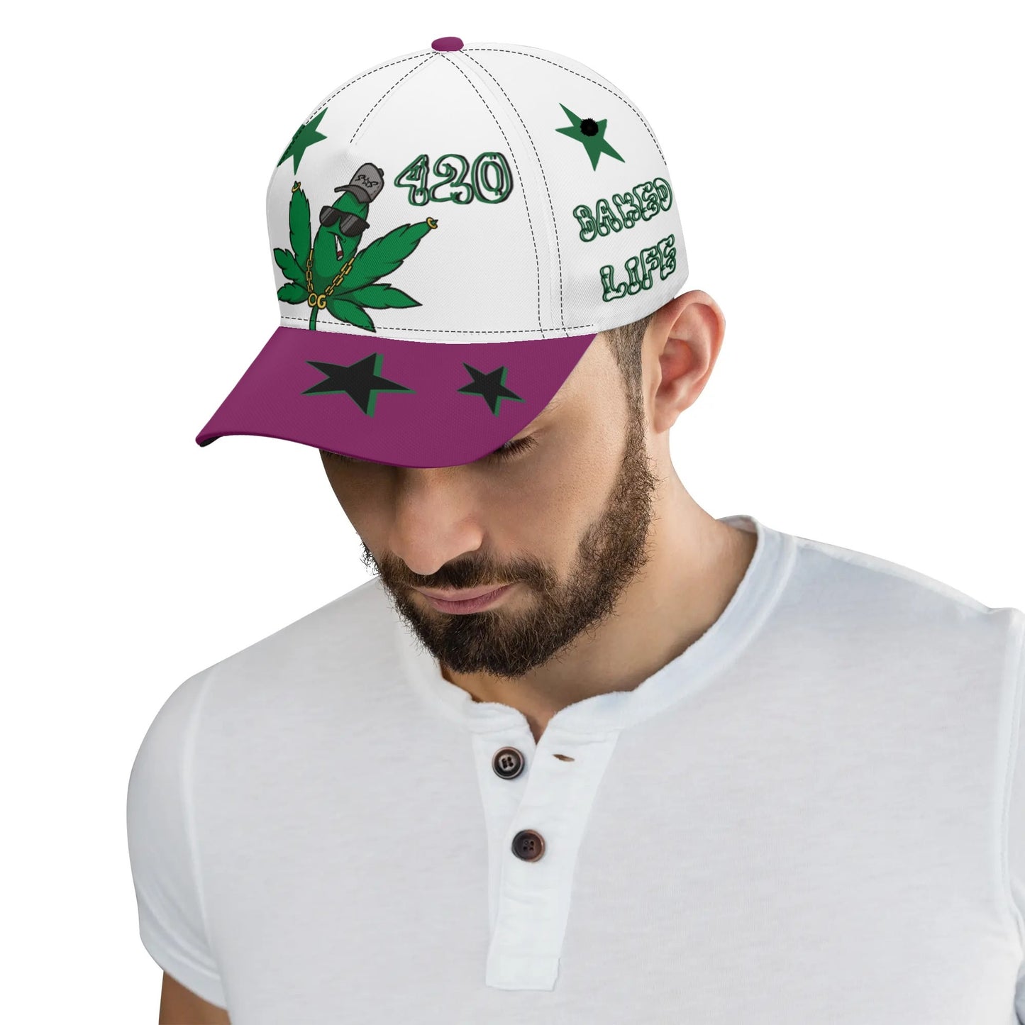 L.M.A. Leaf Me Alone 420  Baseball Cap