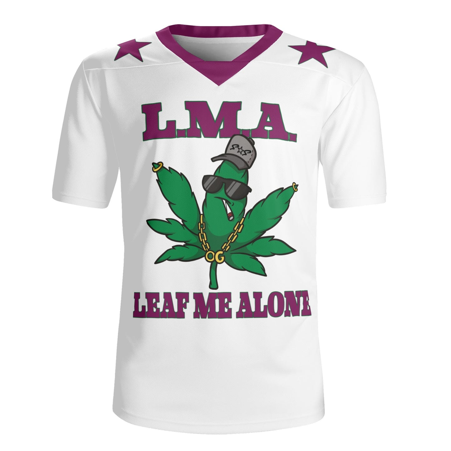 L.M.A. Leaf Me Alone 420 Reboot Rugby Jersey