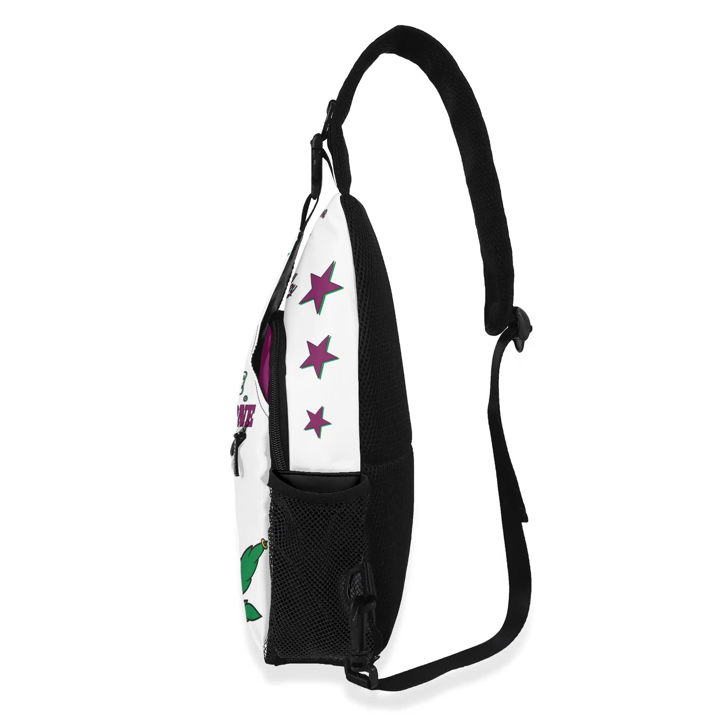 L.M.A. Leaf Me Alone 420 Cross Body Bag with Adjustable Strap