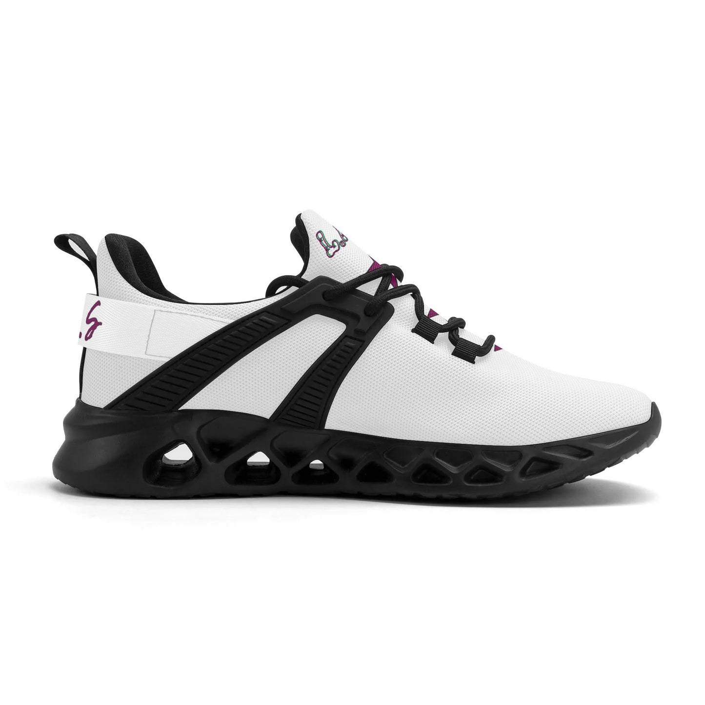 L.M.A. Leaf Me Alone 420 Mens  Purple/White Star Kicks