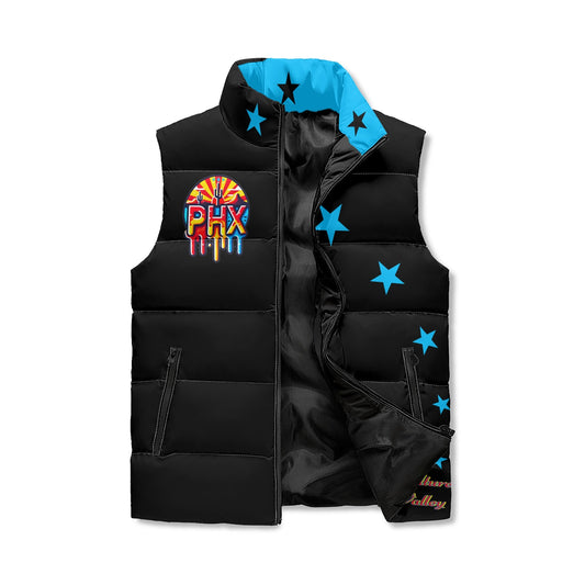 Vulture Valley Unisex Zip Up Puffer Vest