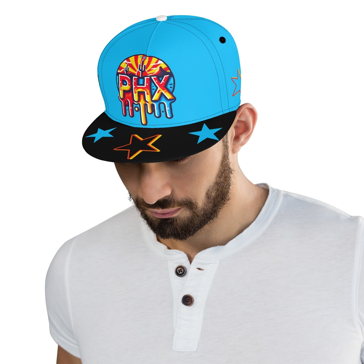 Vulture Valley Turquoise/Black Classic Snap backs