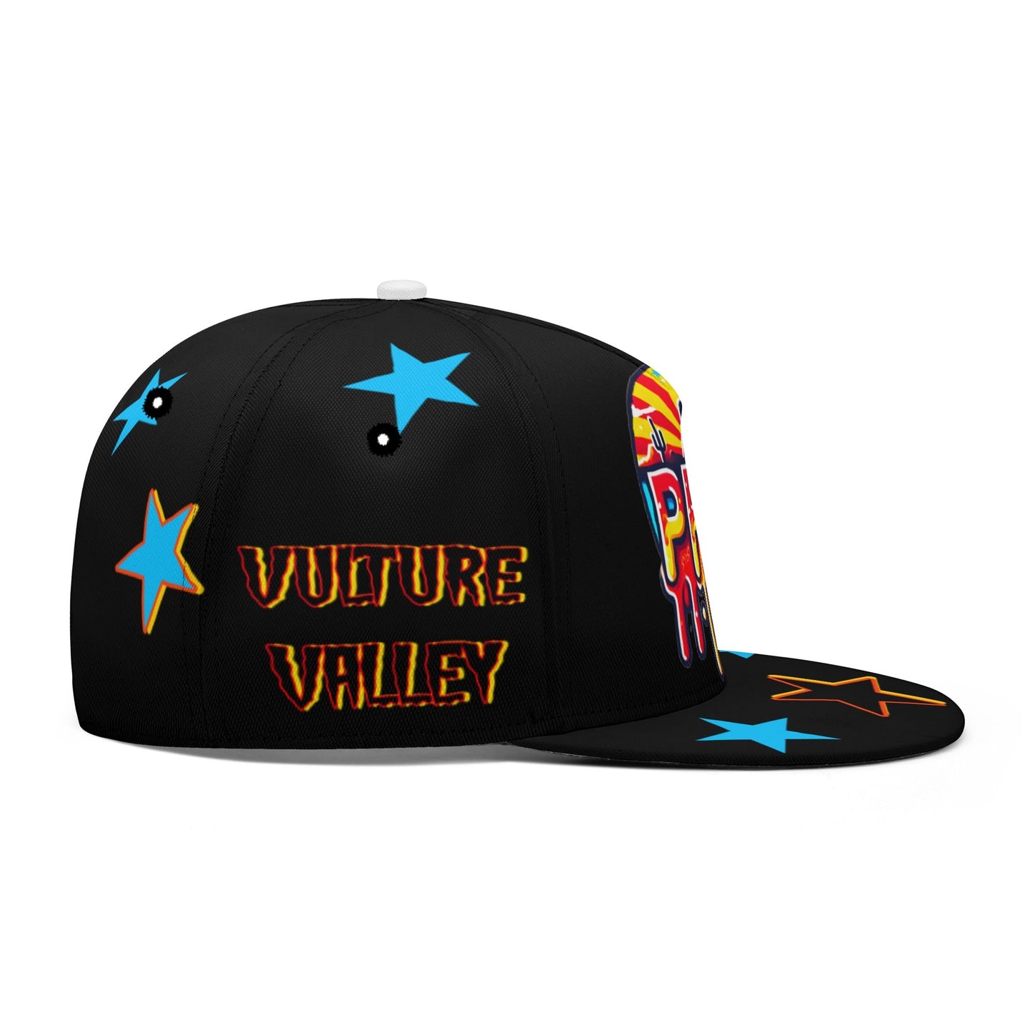 Vulture Valley Black Classic Snap backs