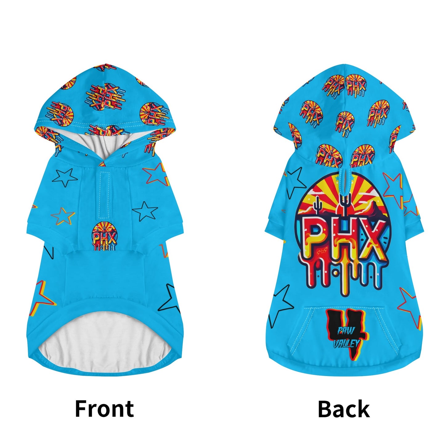 Vulture Valley Turquoise Pet Outfit Pullover Hoodie