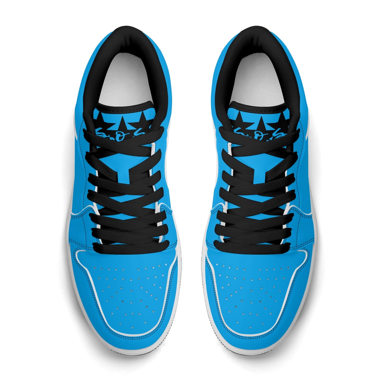 Vulture Valley Mens turquoise Leather Low Top Valley Kicks