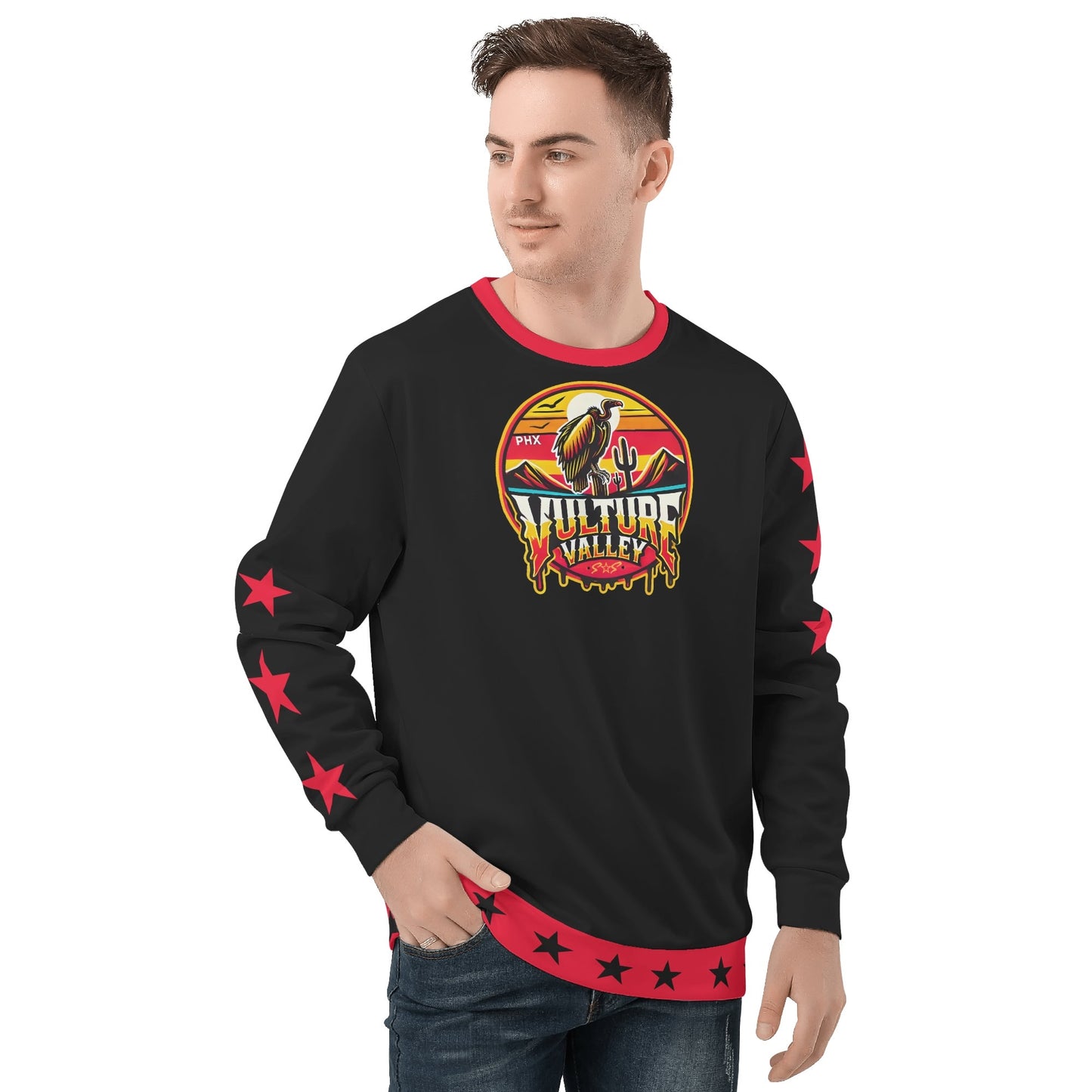 Vulture Valley Mens Crew Neck Sweatshirt