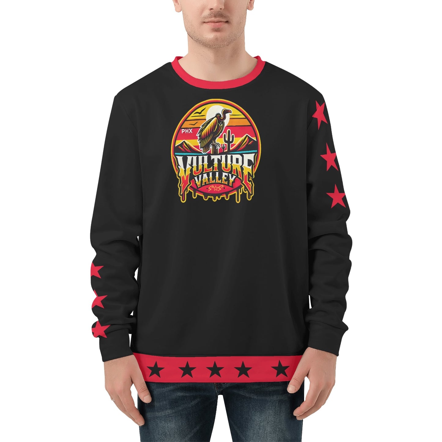 Vulture Valley Mens Crew Neck Sweatshirt