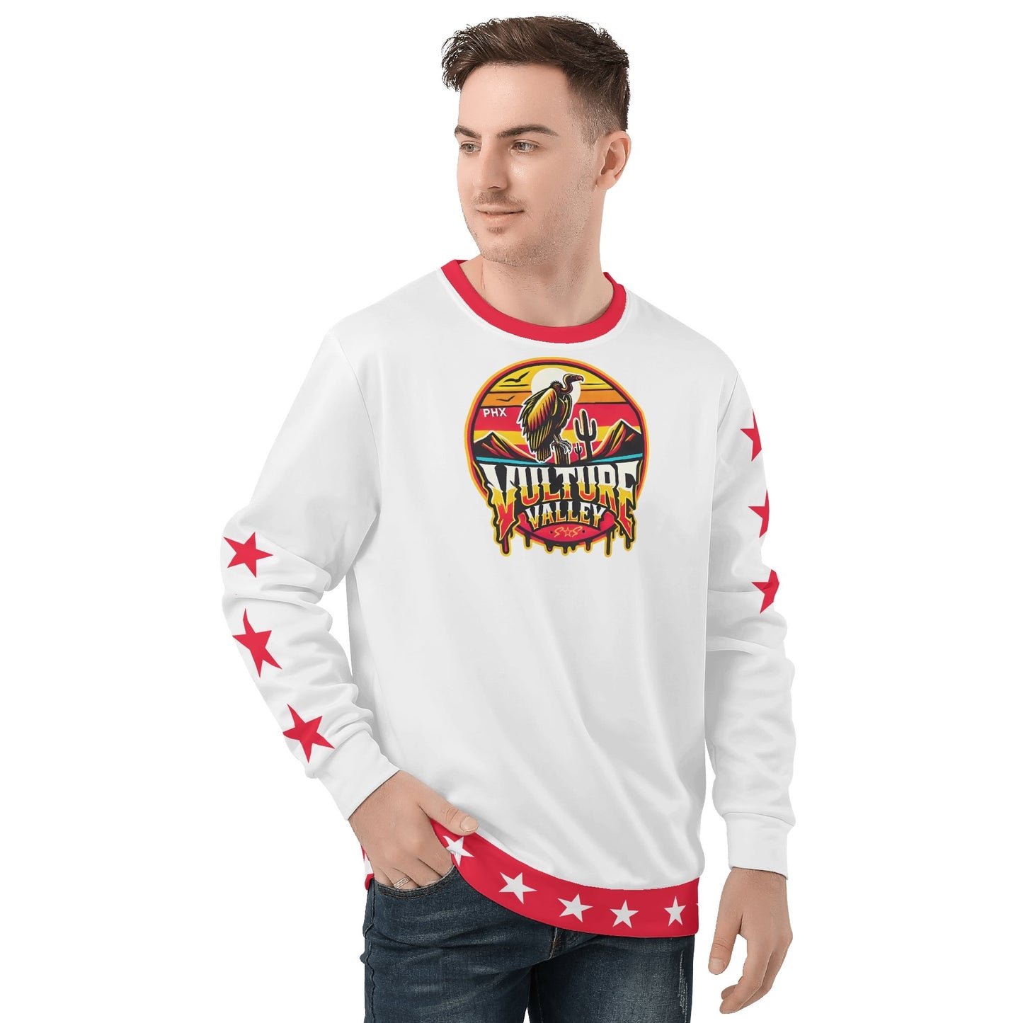 Vulture Valley Mens Crew Neck Sweatshirt