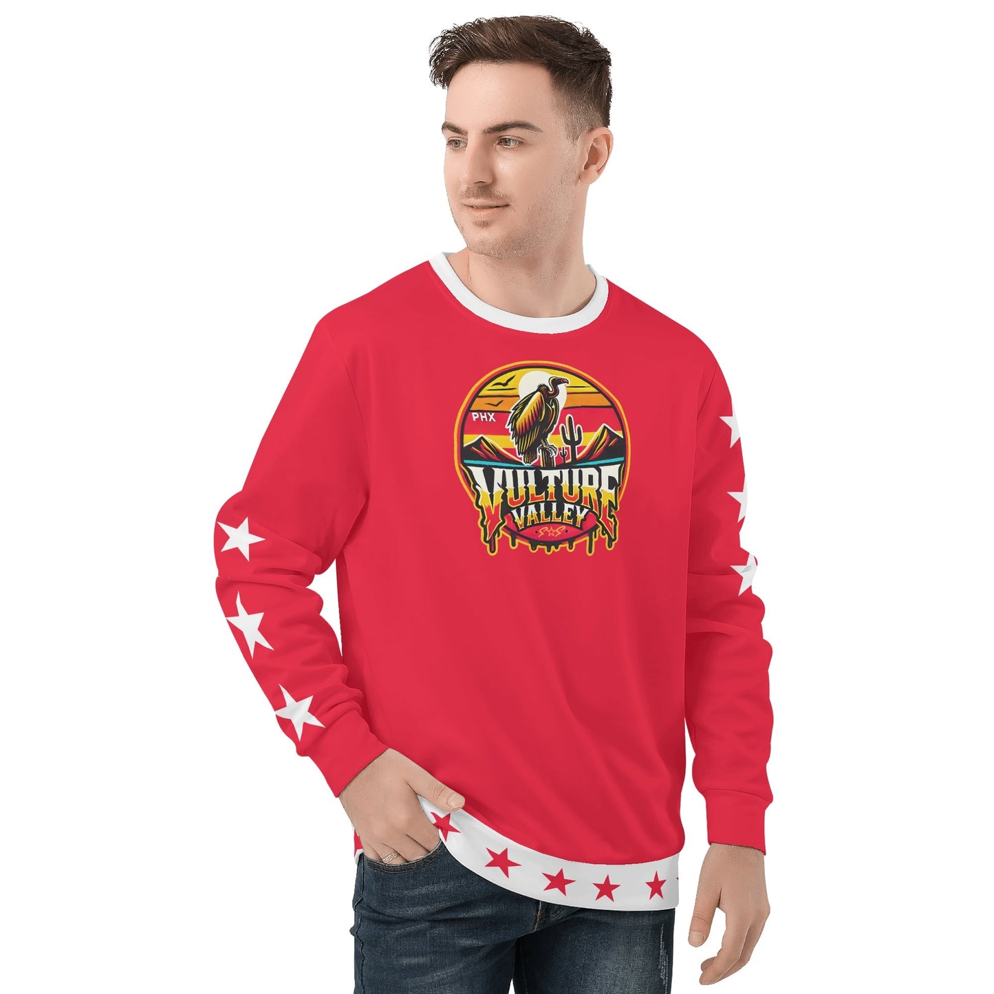 Vulture Valley Mens Crew Neck Sweatshirt