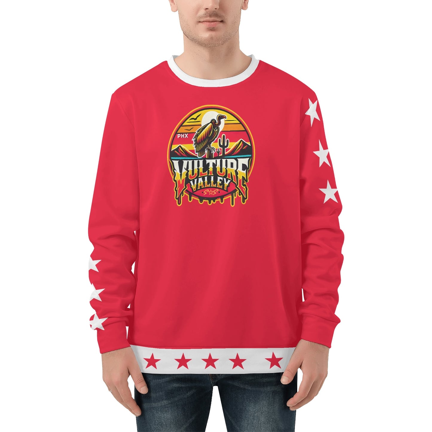 Vulture Valley Mens Crew Neck Sweatshirt