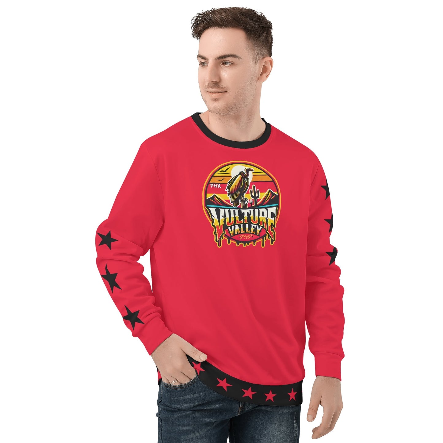 Vulture Valley Mens Crew Neck Sweatshirt