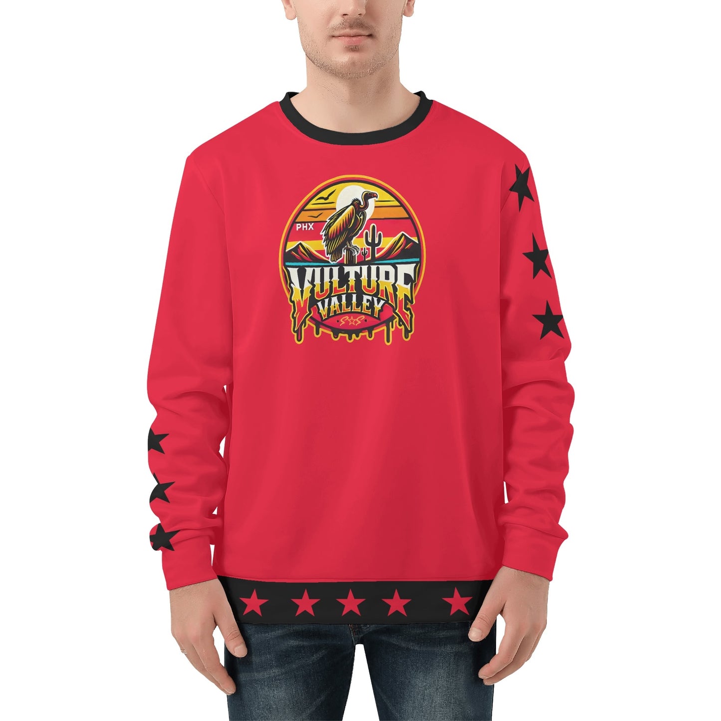 Vulture Valley Mens Crew Neck Sweatshirt