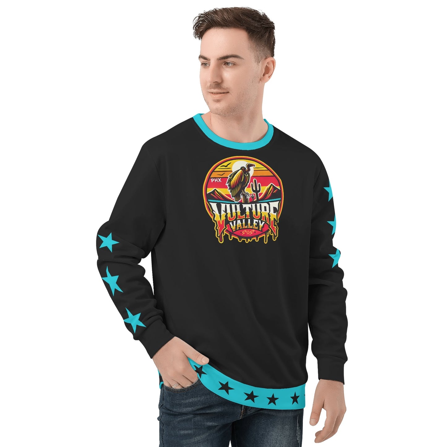 Vulture Valley Mens Crew Neck Sweatshirt