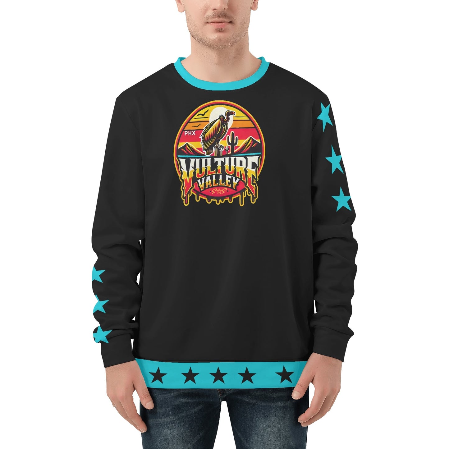 Vulture Valley Mens Crew Neck Sweatshirt