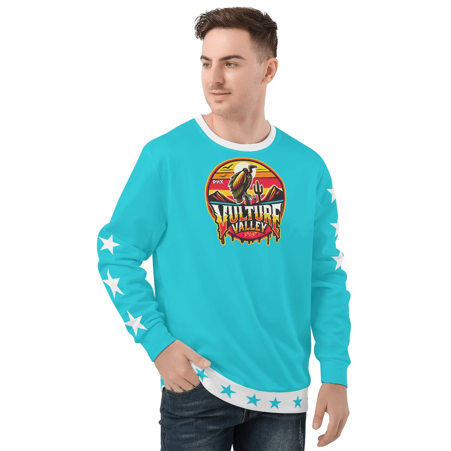 Vulture Valley Mens Crew Neck Sweatshirt