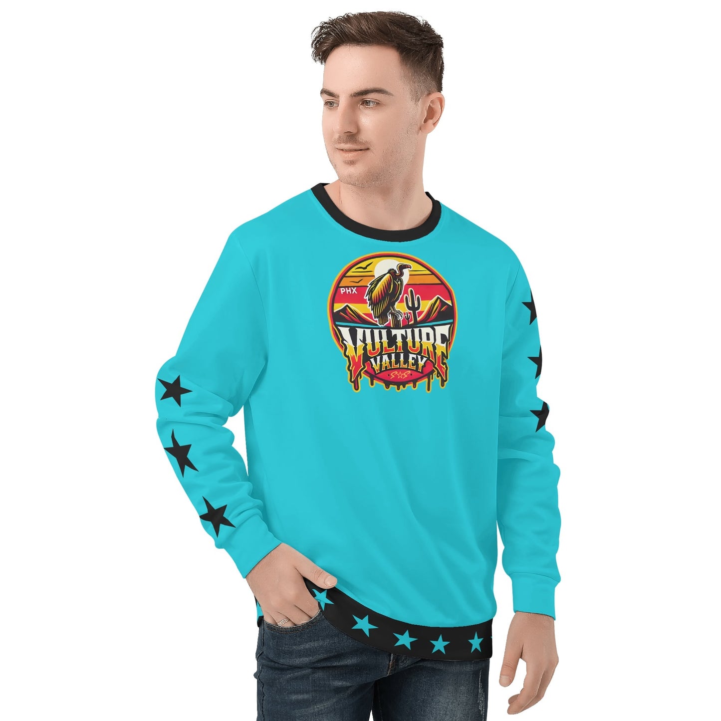 Vulture Valley Mens Crew Neck Sweatshirt