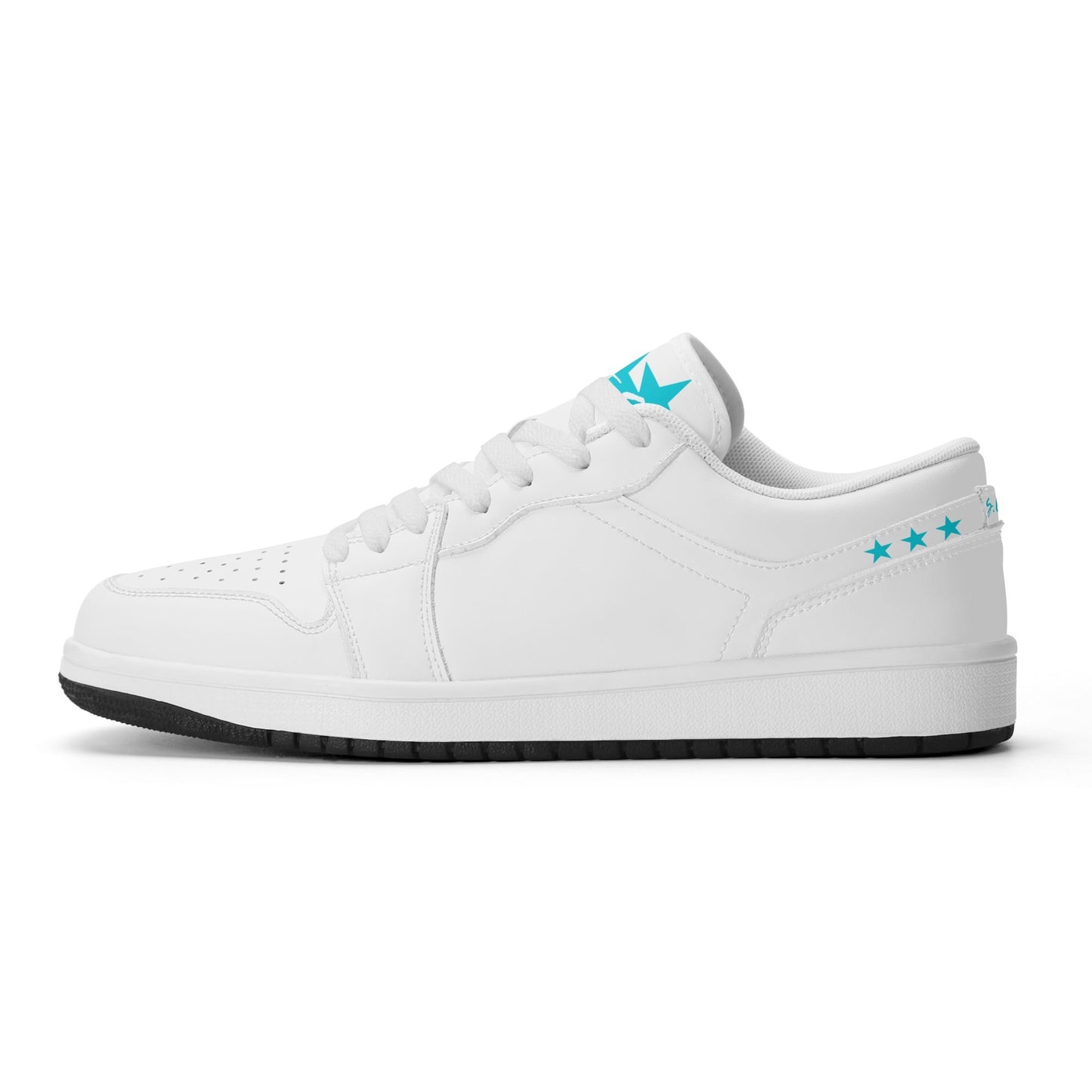 Vulture Valley Mens White Leather Low Top Valley Kicks