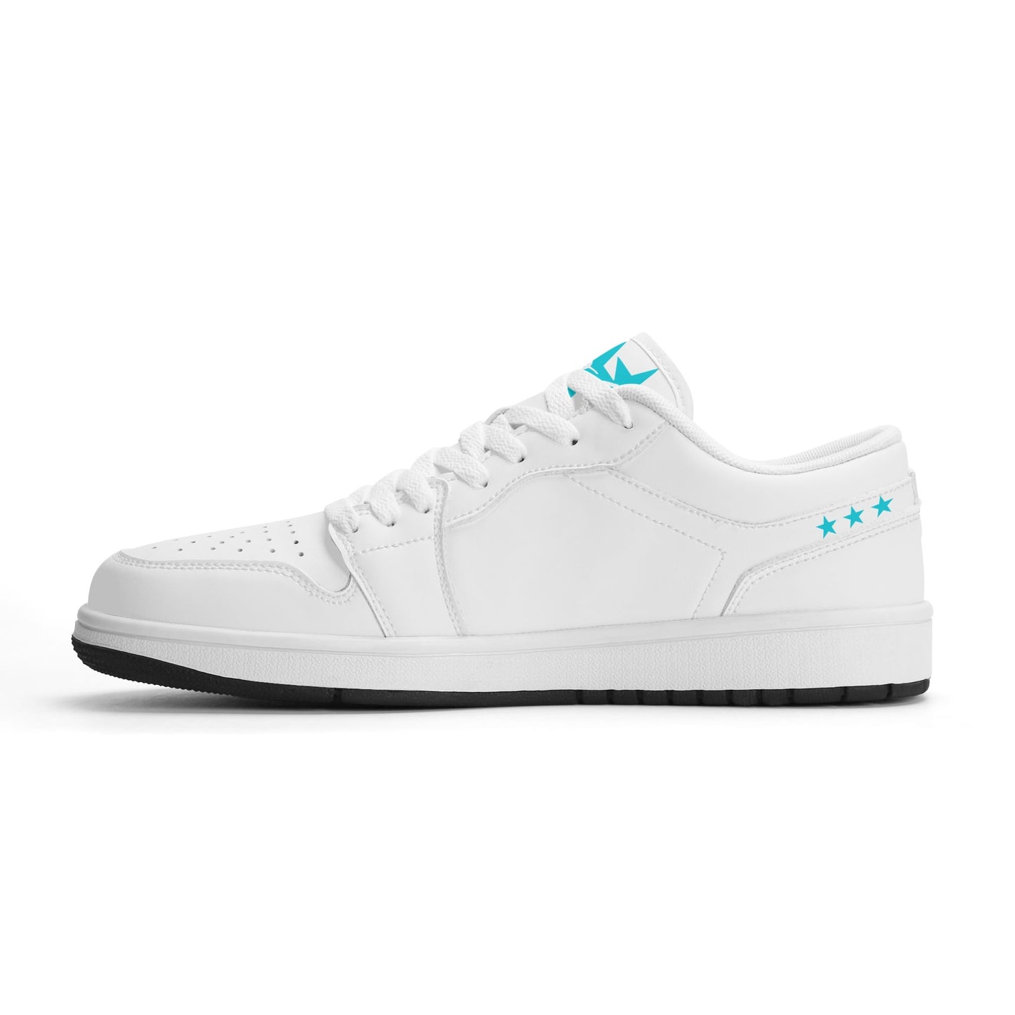 Vulture Valley Mens White Leather Low Top Valley Kicks