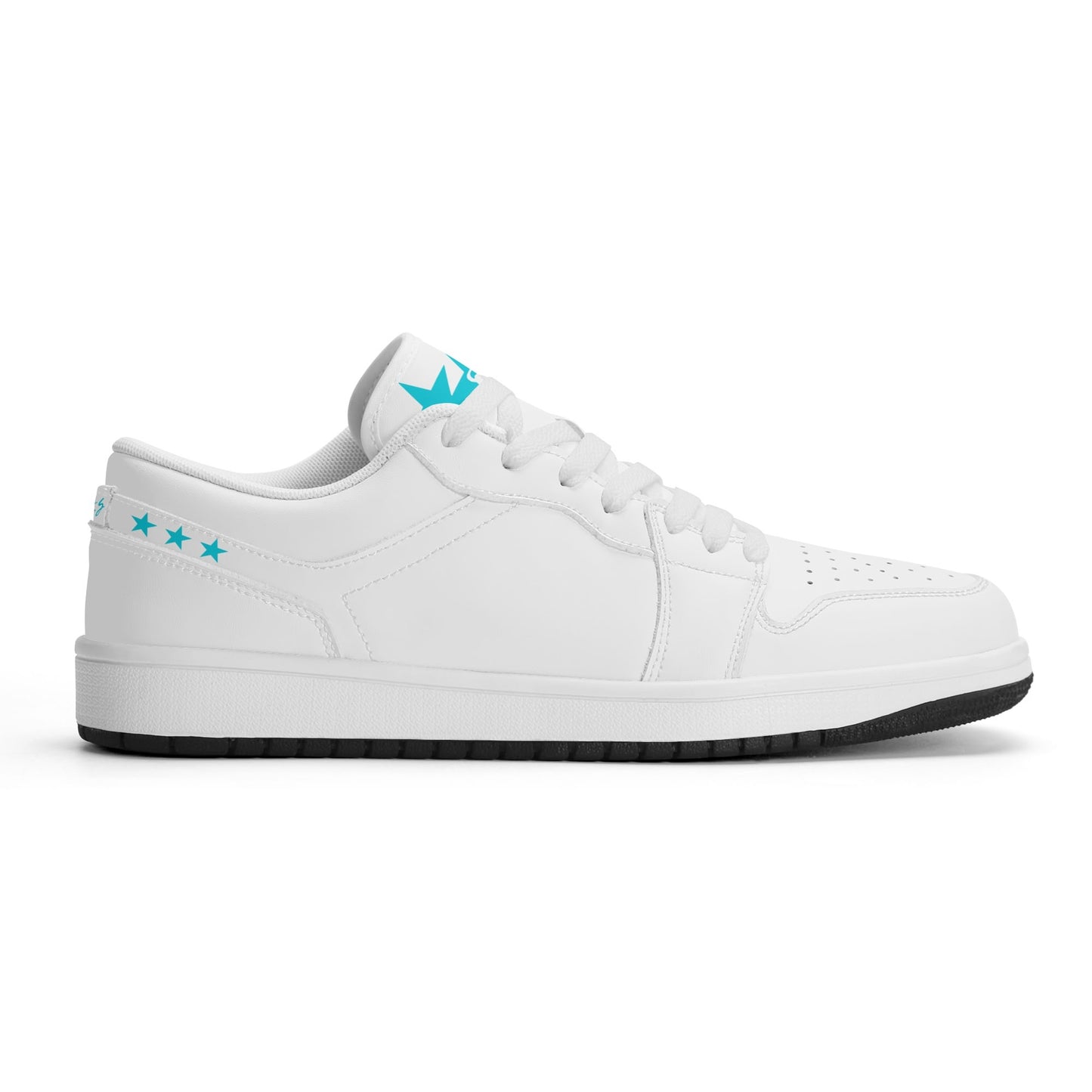 Vulture Valley Mens White Leather Low Top Valley Kicks