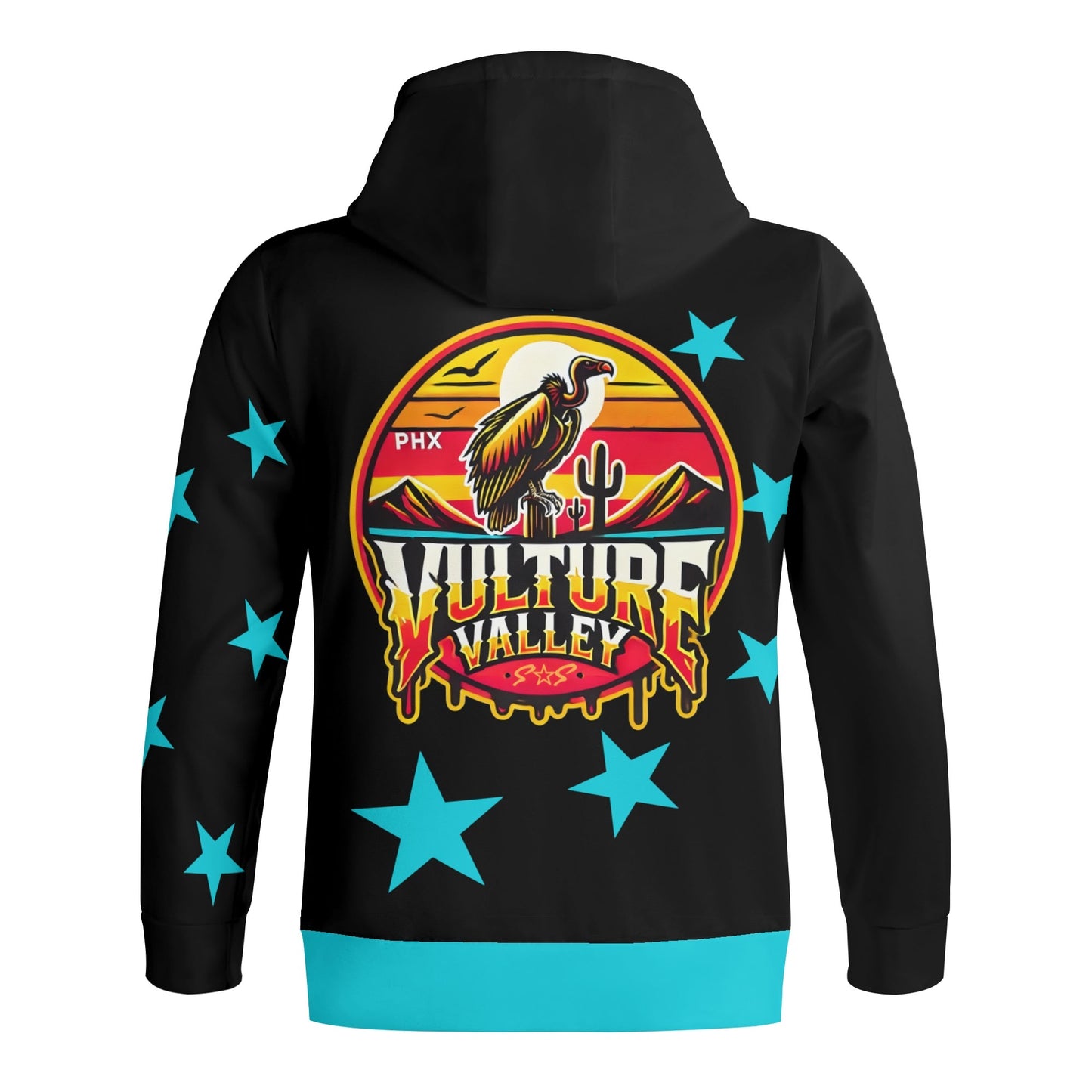 Vulture Valley Complex Adult Full Zip Turtleneck Hoodie Streetwear