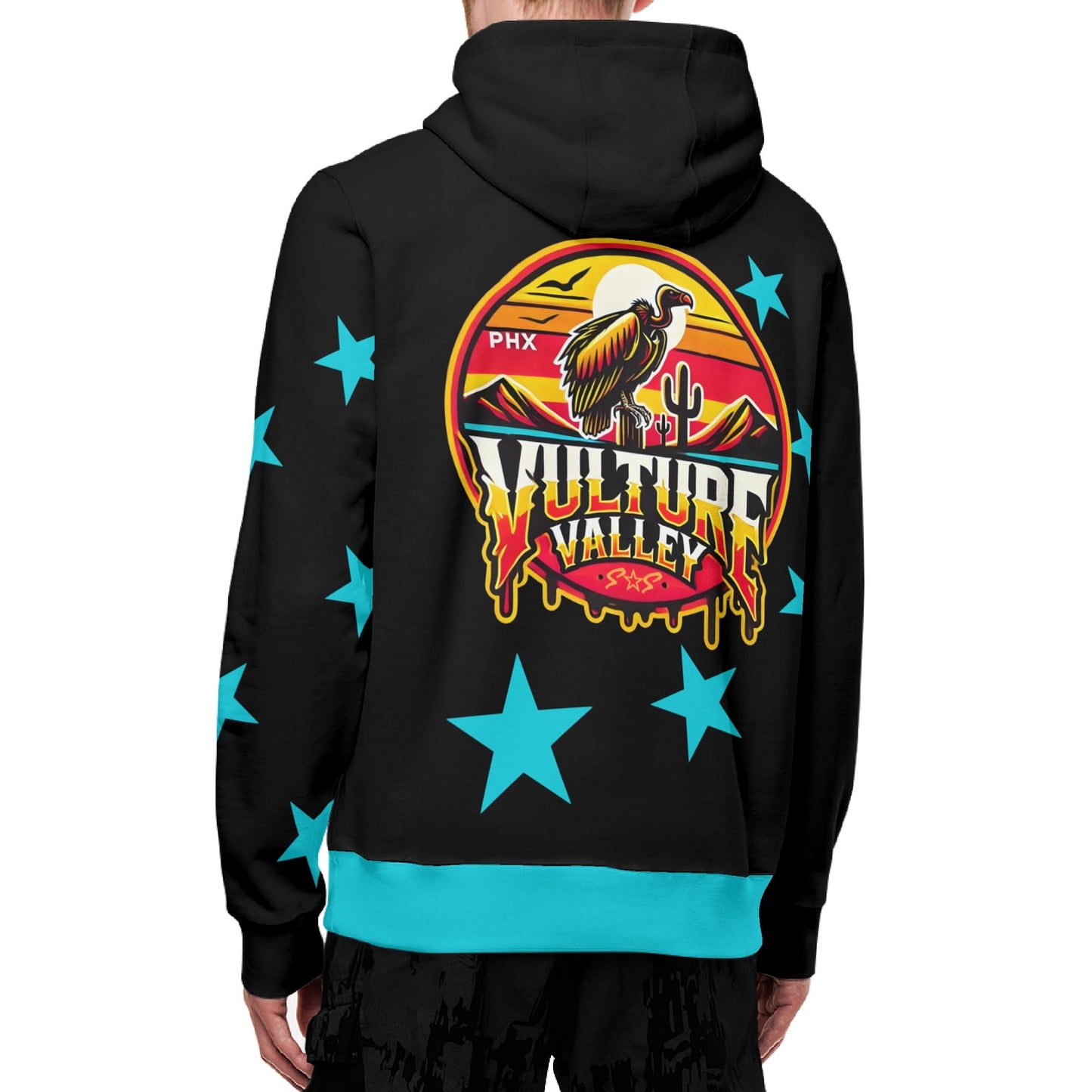 Vulture Valley Complex Adult Full Zip Turtleneck Hoodie Streetwear