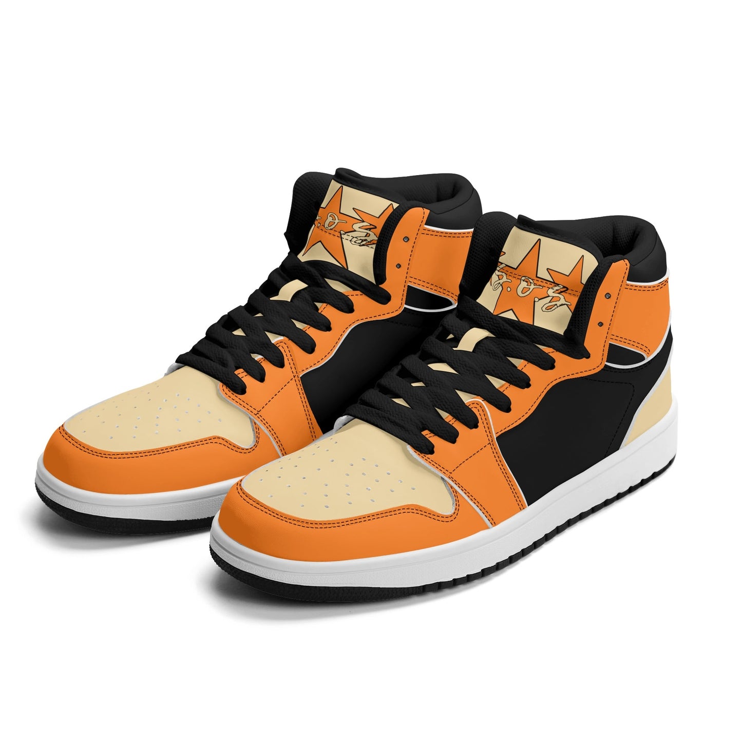 S.S. SouthSide Mens Premium Leather High Top Star Kicks