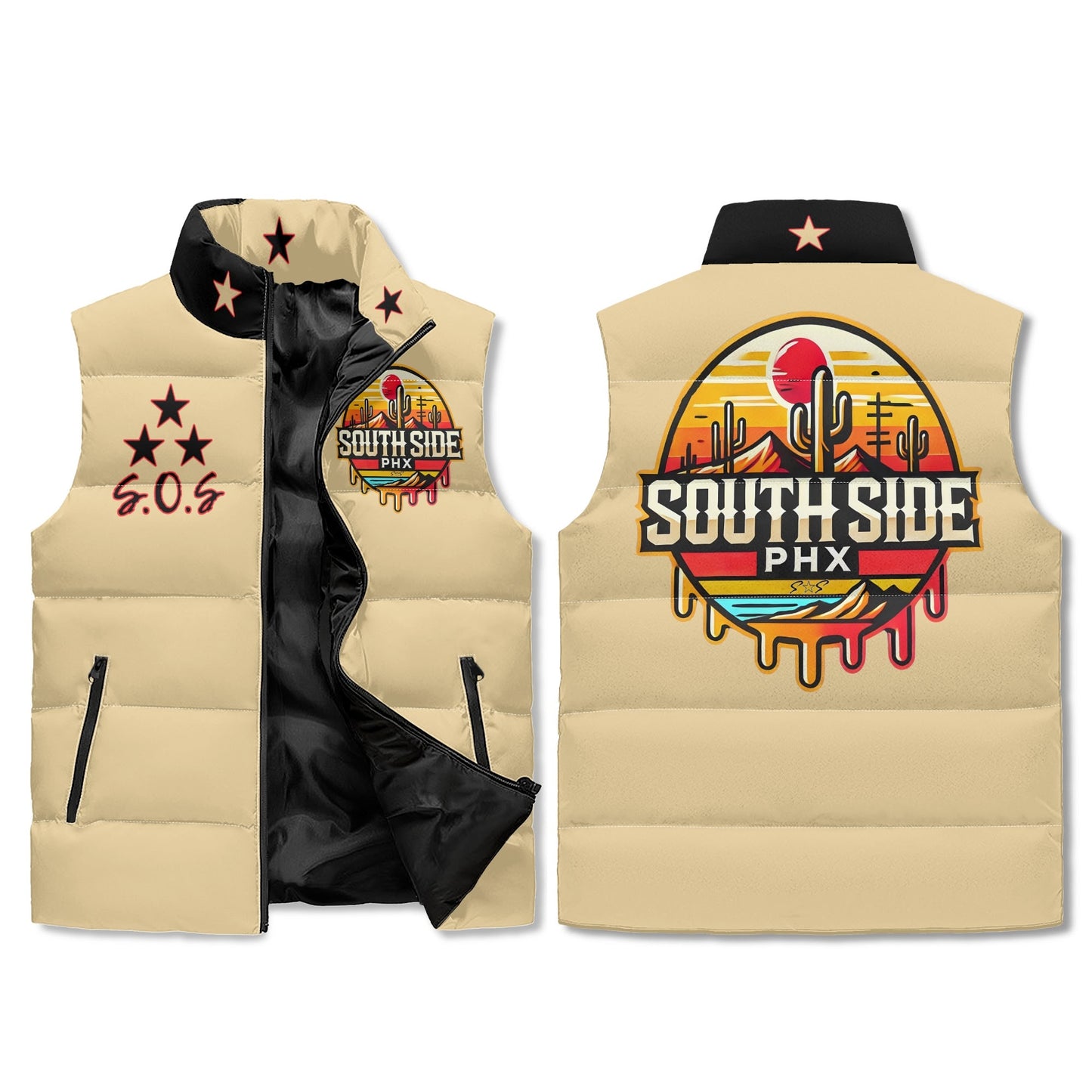 S.S. SouthSide Zip Up Puffer Vest