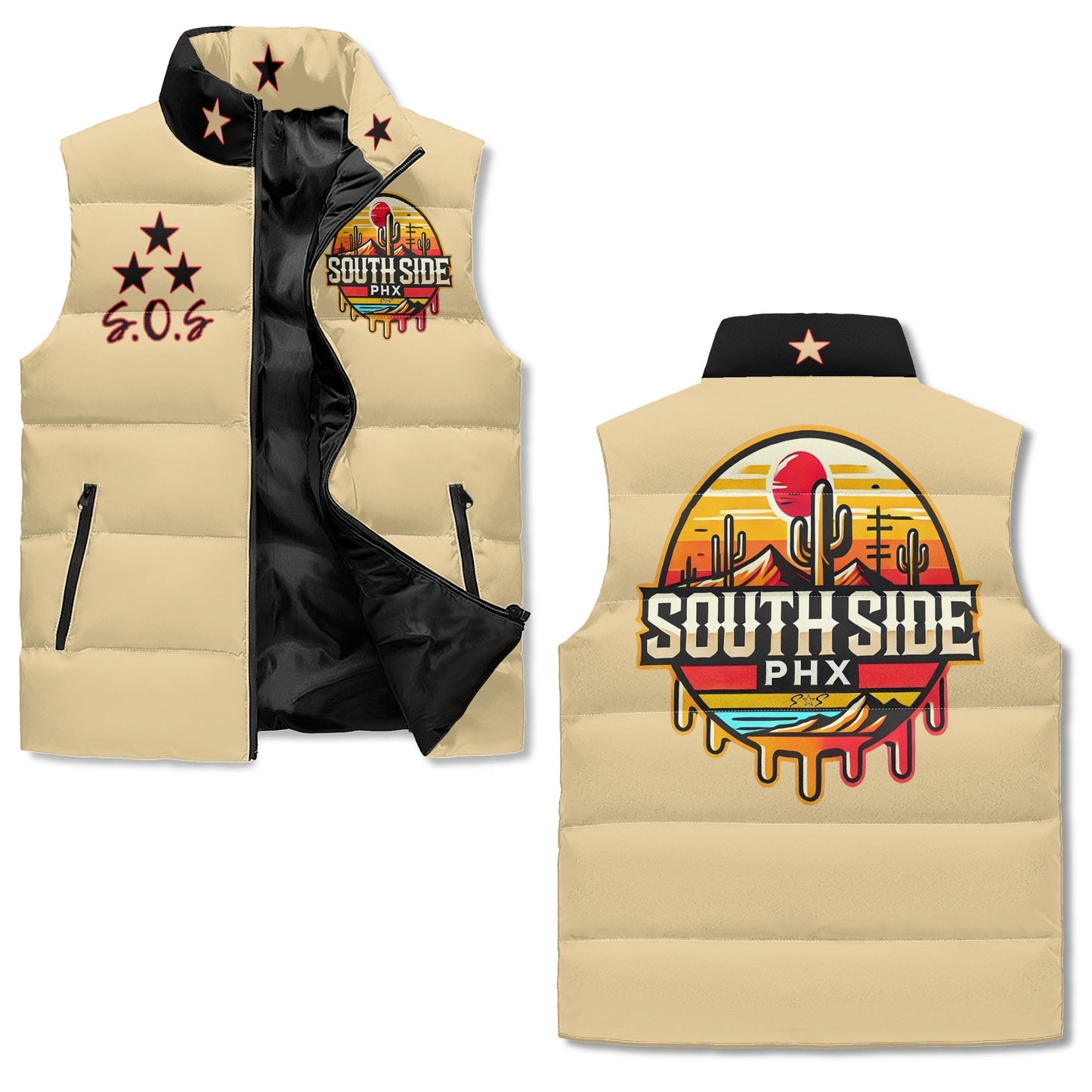 S.S. SouthSide Zip Up Puffer Vest