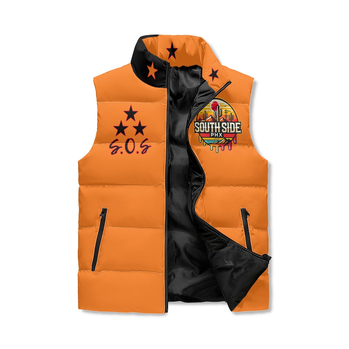 S.S. SouthSide  Zip Up Puffer Vest