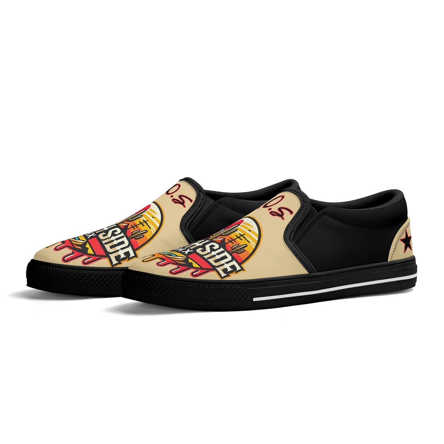 S.S. SouthSide Mens Slip On Star Kicks