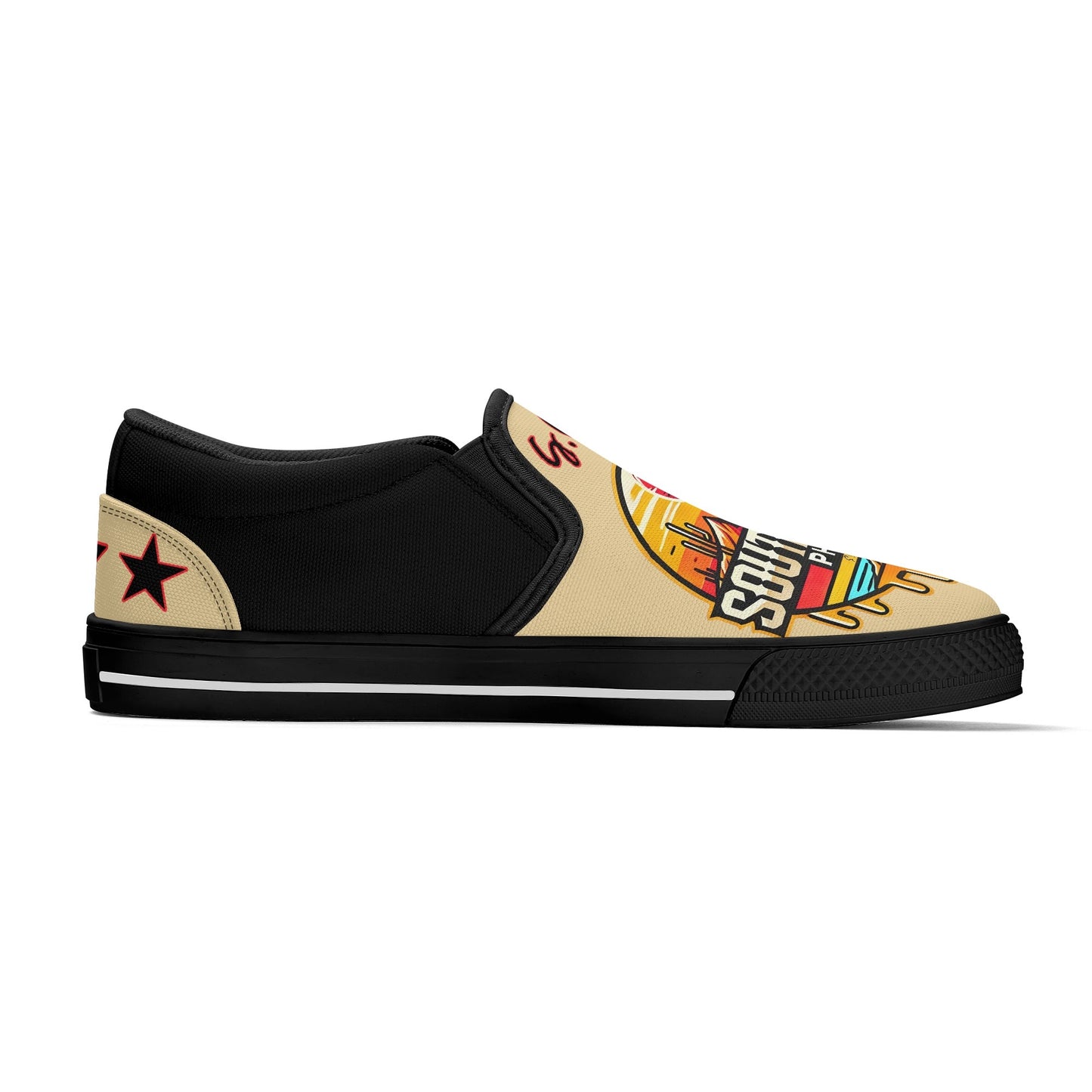 S.S. SouthSide Mens Slip On Star Kicks